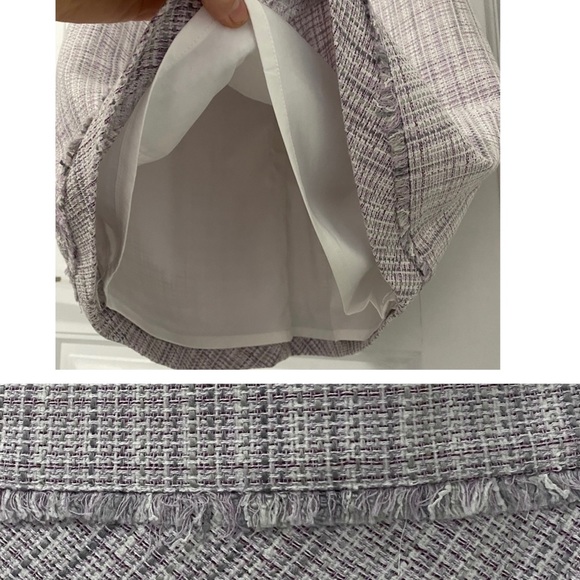 Tweed Side-Panel Sleeveless A-Line Dress, 10 - Picture 5 of 16